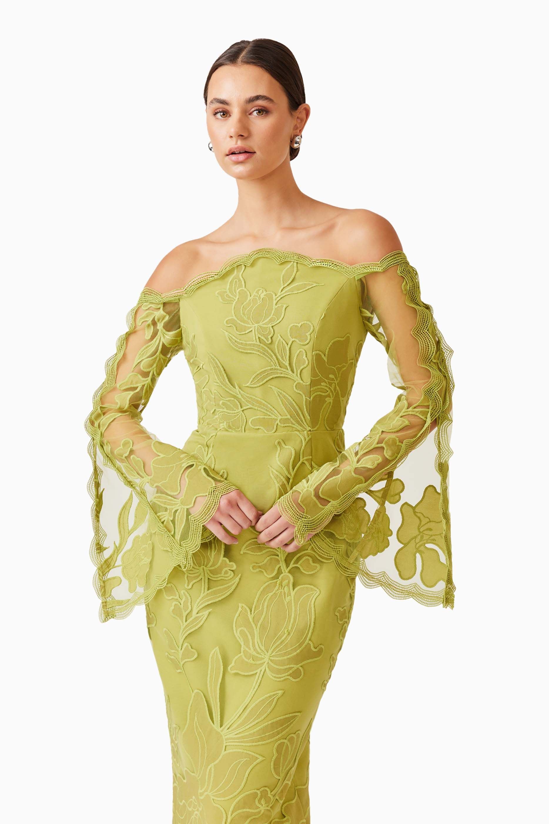 slim fit dress slacks Elliatt Athea Gown main image 1