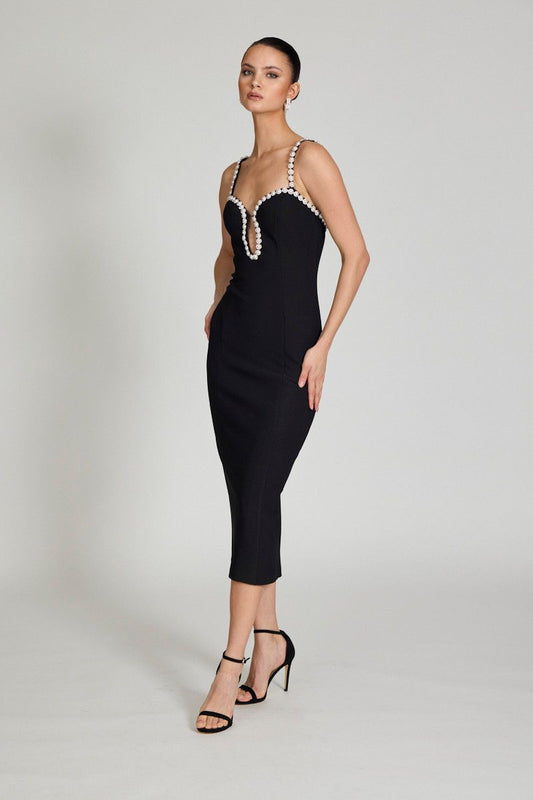 Romance - Gisella Pearl Detail Midi